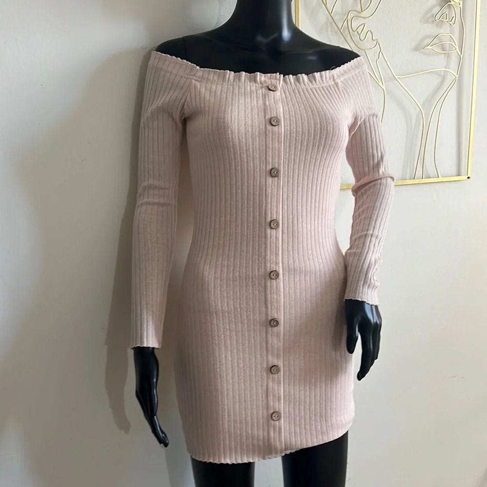 Material Girl Off Shoulder Dress